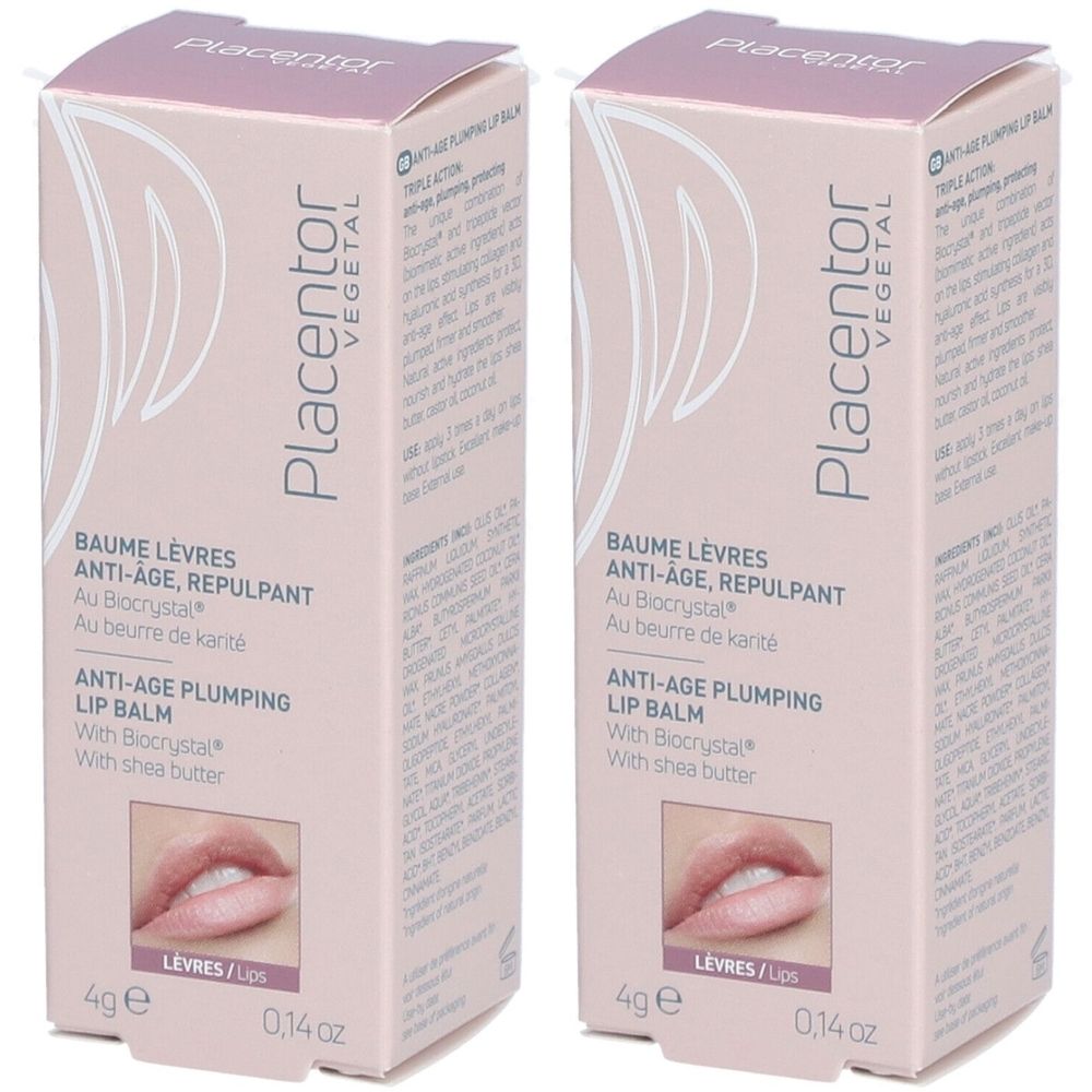 Placentor VEGETAL BAUME LÈVRES ANTI-ÂGE, REPULPANT