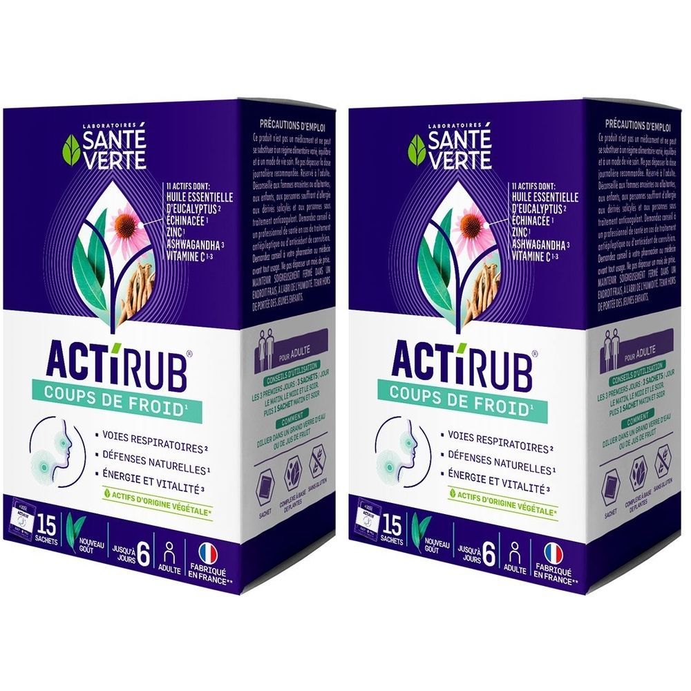 SANTE VERTE Actirub® Périodes hivernales