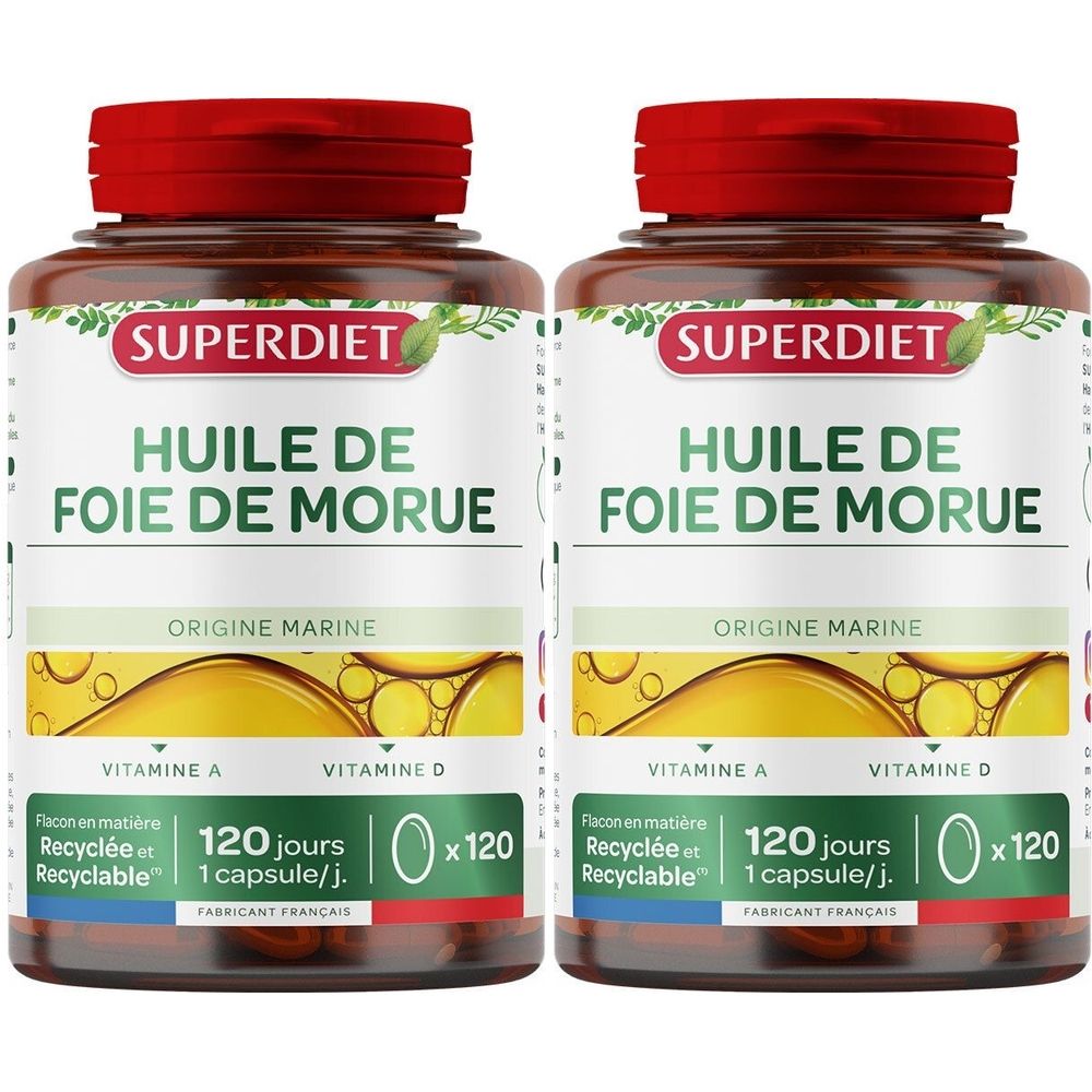 SUPER DIET Huile de Foie de Morue