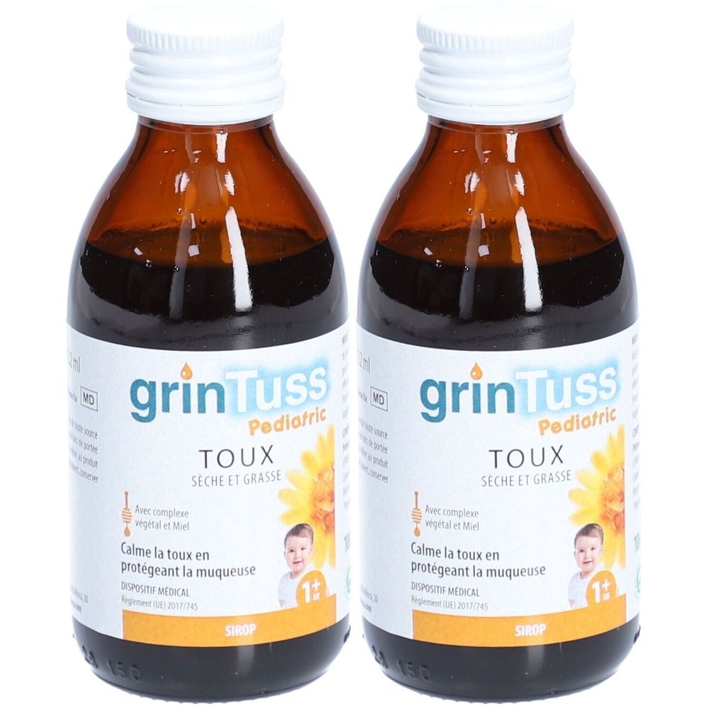 GRINTUSS Pediatric Sirop pour la toux 1 an et +