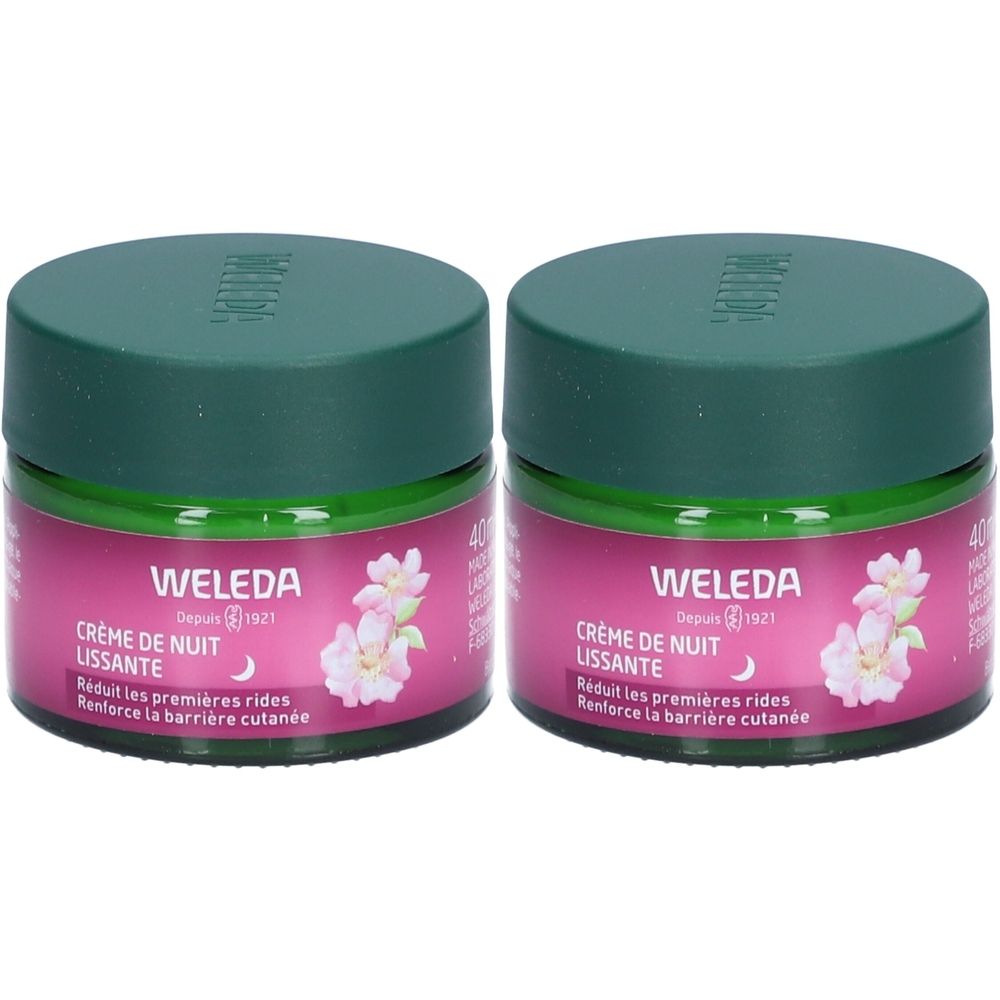 Weleda Crème de Nuit Lissante à la Rose Sauvage & Thé Blanc