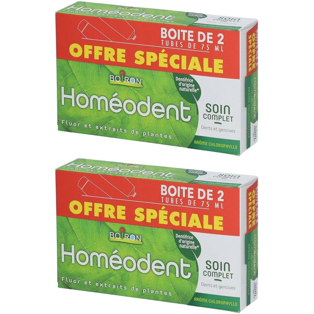 Boiron homéodent® Soin Complet Dents et Gencives - Chlorophylle