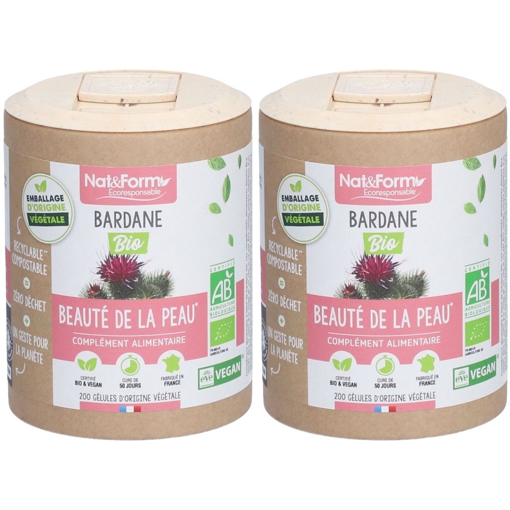 Nat&Form Bardane Bio en gélules