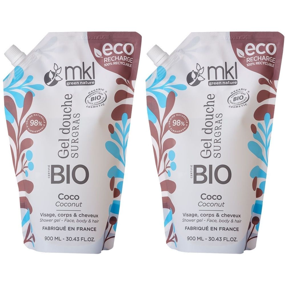 MKL Gel Douche Surgras - Coco - Eco-Recharge
