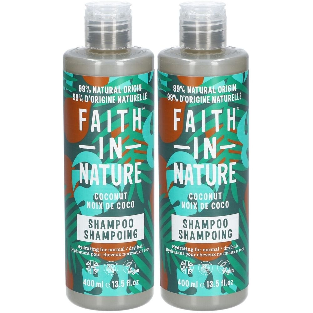 FAITH IN NATURE® Shampoing Noix de Coco