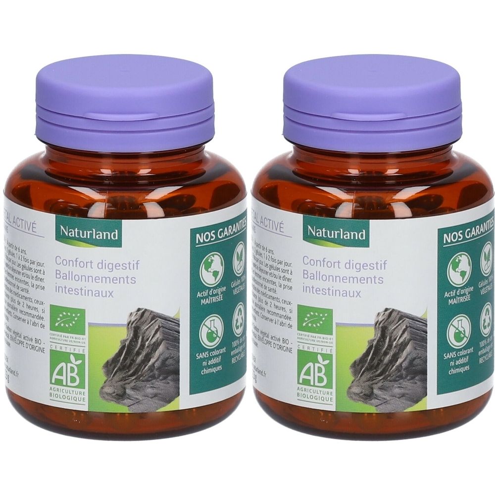Naturland Charbon Végétal Activé BIO