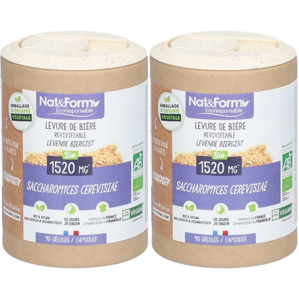 Nat&Form LEVURE DE BIÈRE REVIVIFIABLE BIO