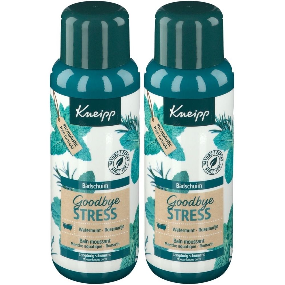 Kneipp® Bain moussant Goodbye Stress  Menthe aquatique - Romarin