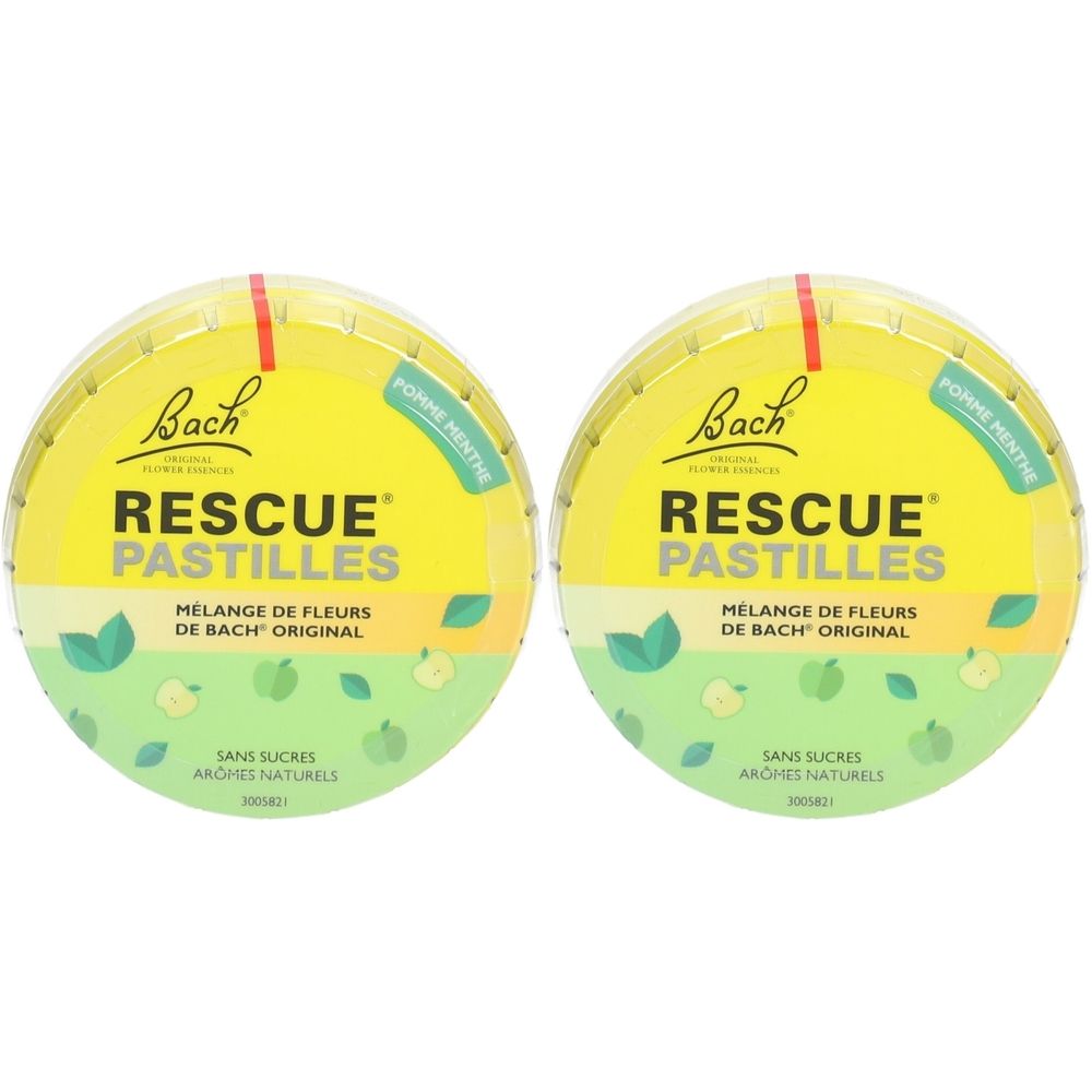 RESCUE® Pastilles Mélange de fleurs de Bach® Pomme Menthe