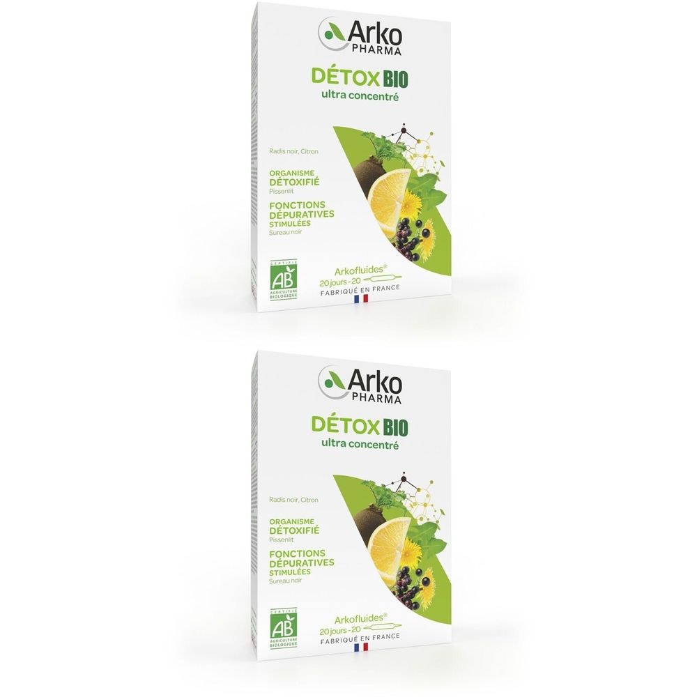 Arkopharma Arkofluides® Détox BIO Ampoule