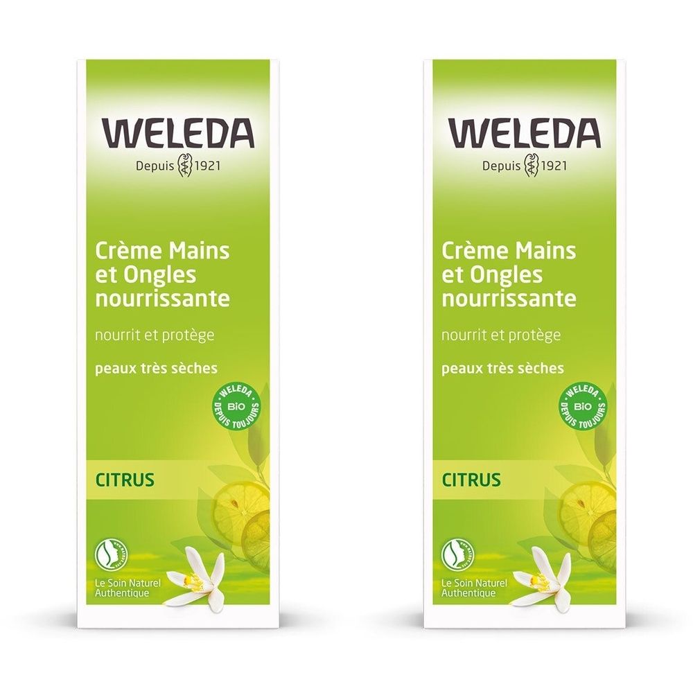 WELEDA Crème nutritive Mains et Ongles au Citrus