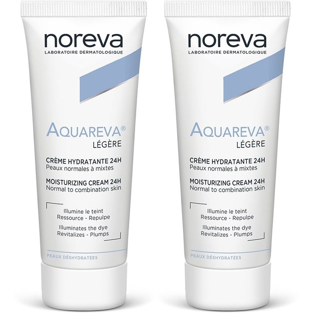 Noreva Laboratoires Aquareva® Crème hydratante texture légère 24h