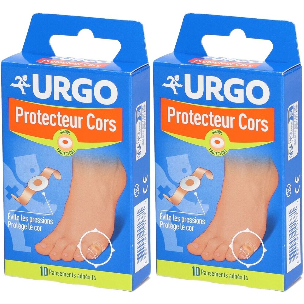 URGO - Pansement adhésif avec disque protecteur pour cors