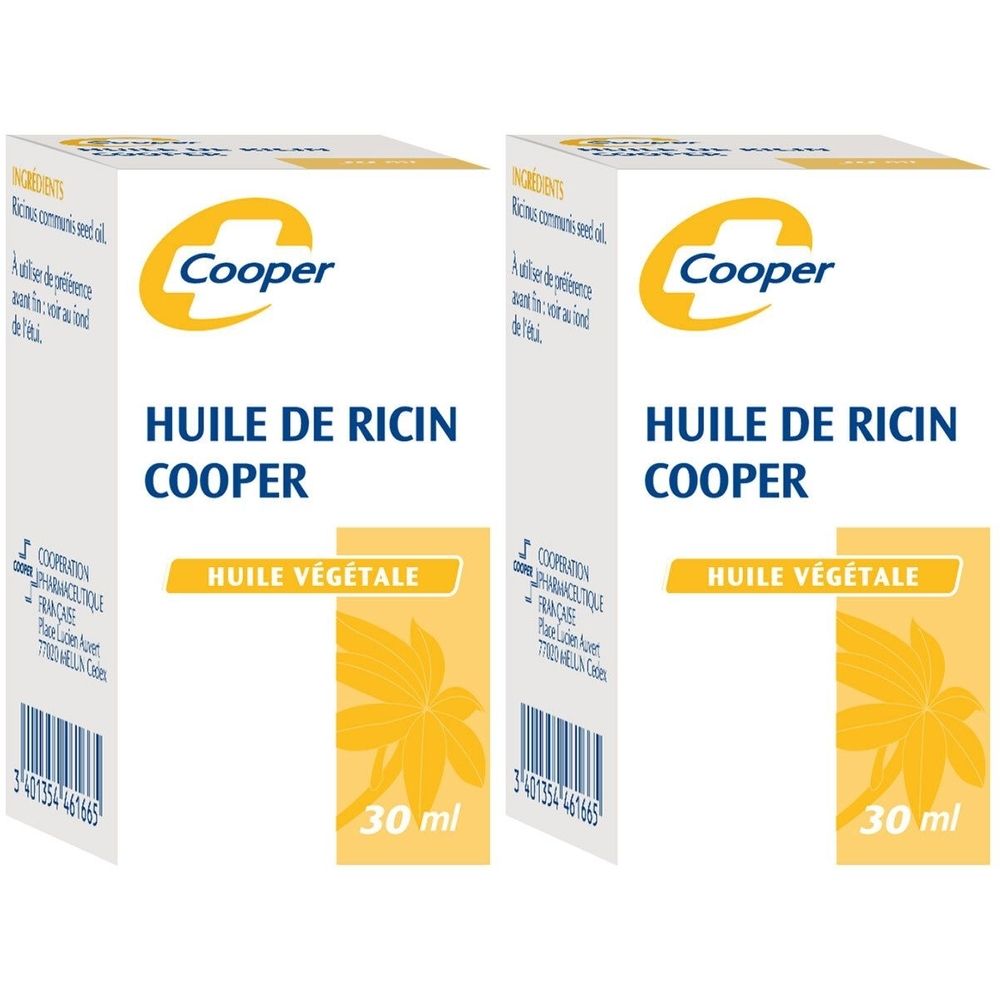 COOPER - Huile de Ricin - Soin pour cheveux et ongles - 30ML