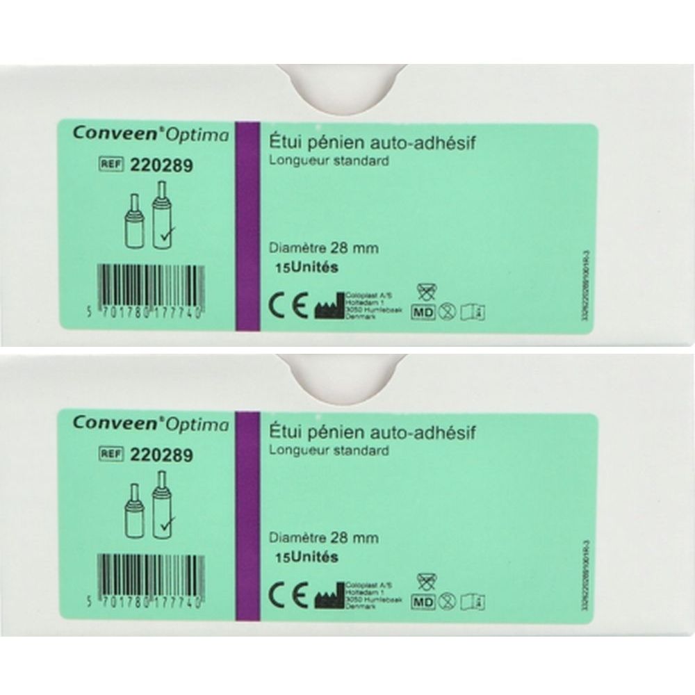 CONVEEN Optima Etui pénien auto-adhésif 28mm