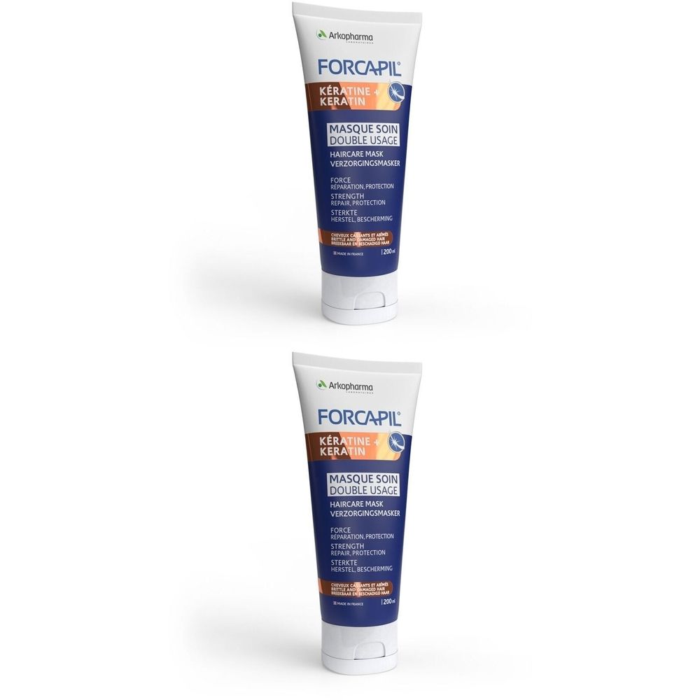 Arkopharma Forcapil® Kératine Masque soin double usage