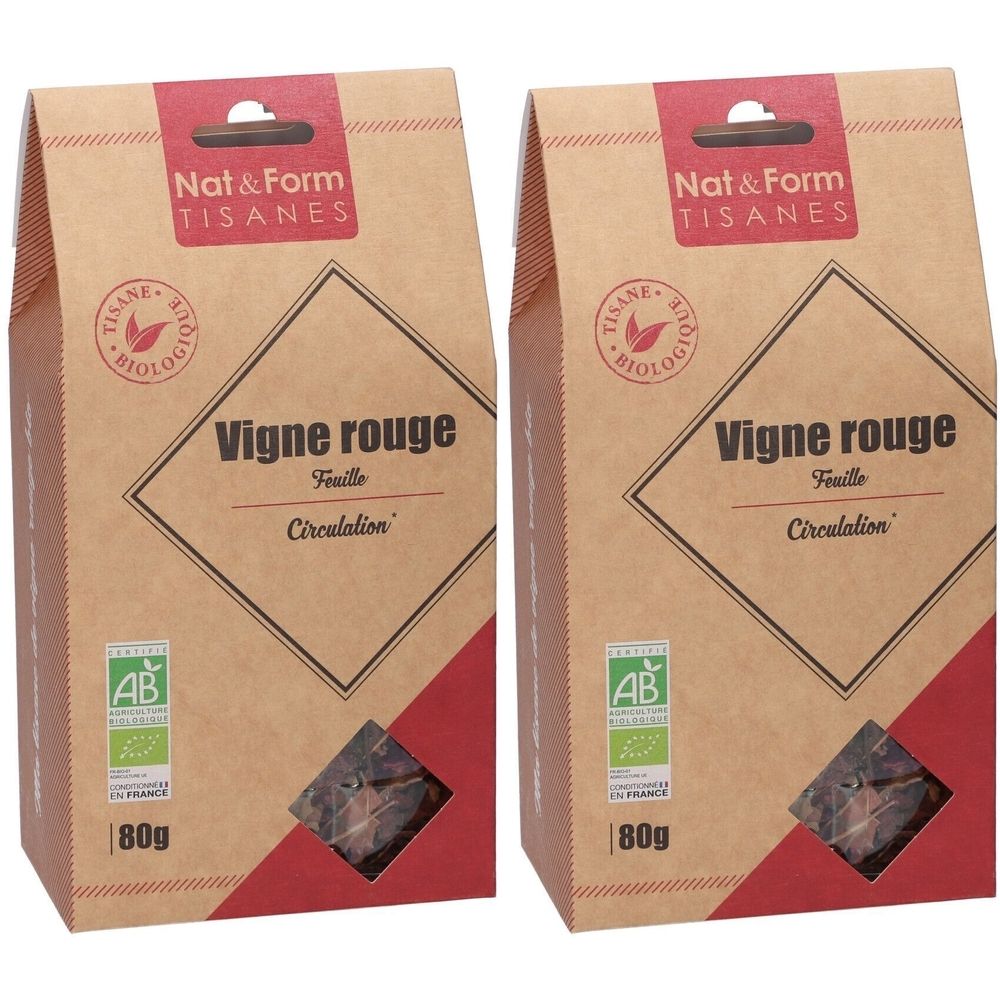 Nat&Form Tisane Vigne rouge bio