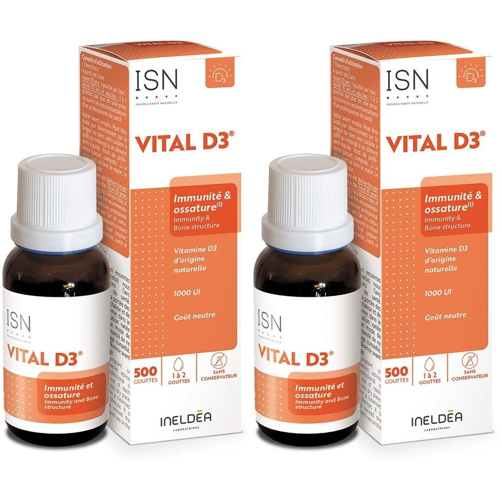ISN Vital D3 gouttes vitamine D3