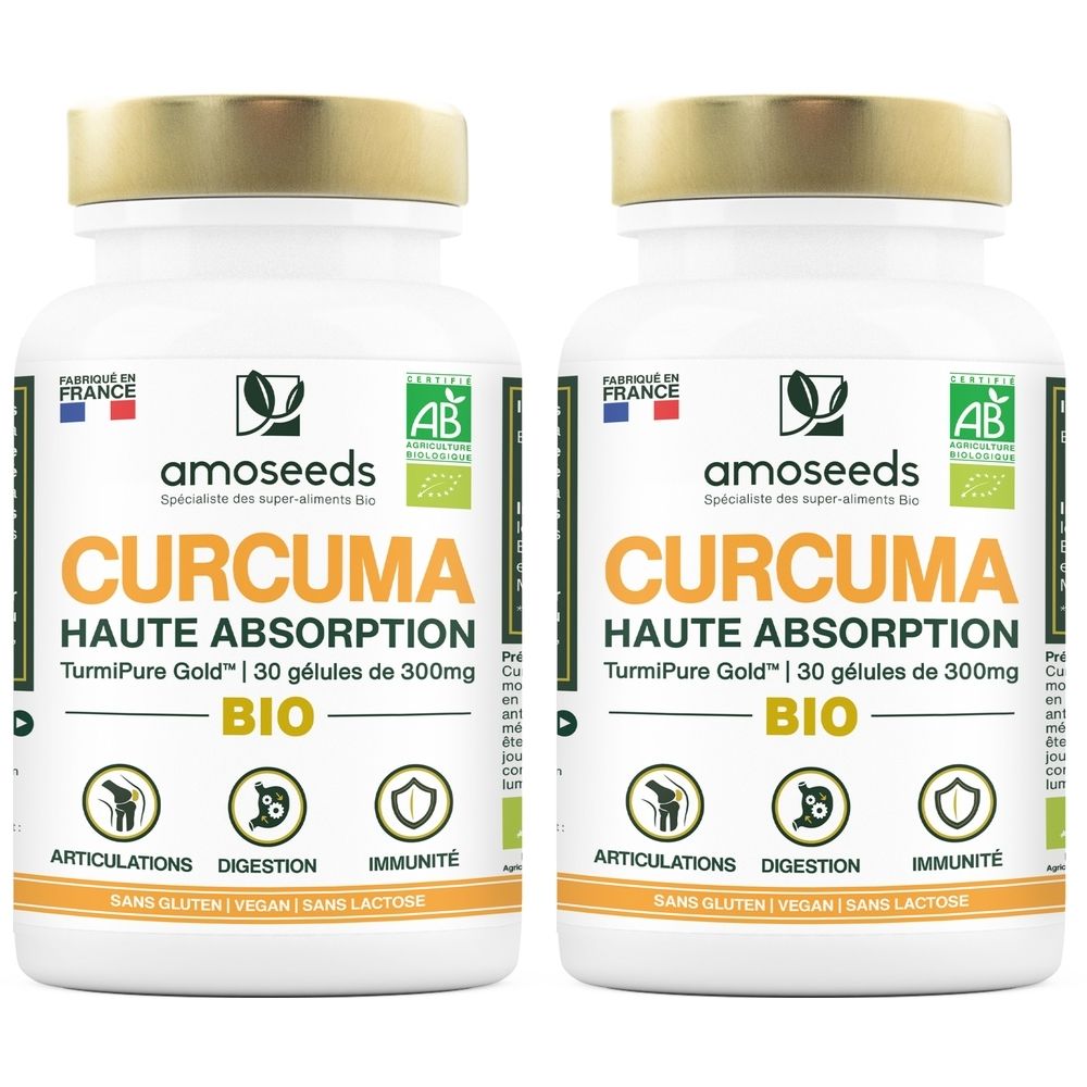 amoseeds CURCUMA BIO, HAUTE ABSORPTION