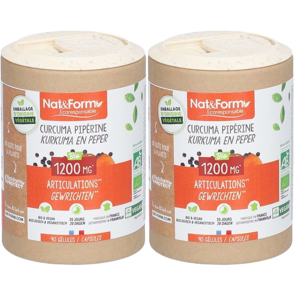 Nat&Form CURCUMA PIPERINE BIO