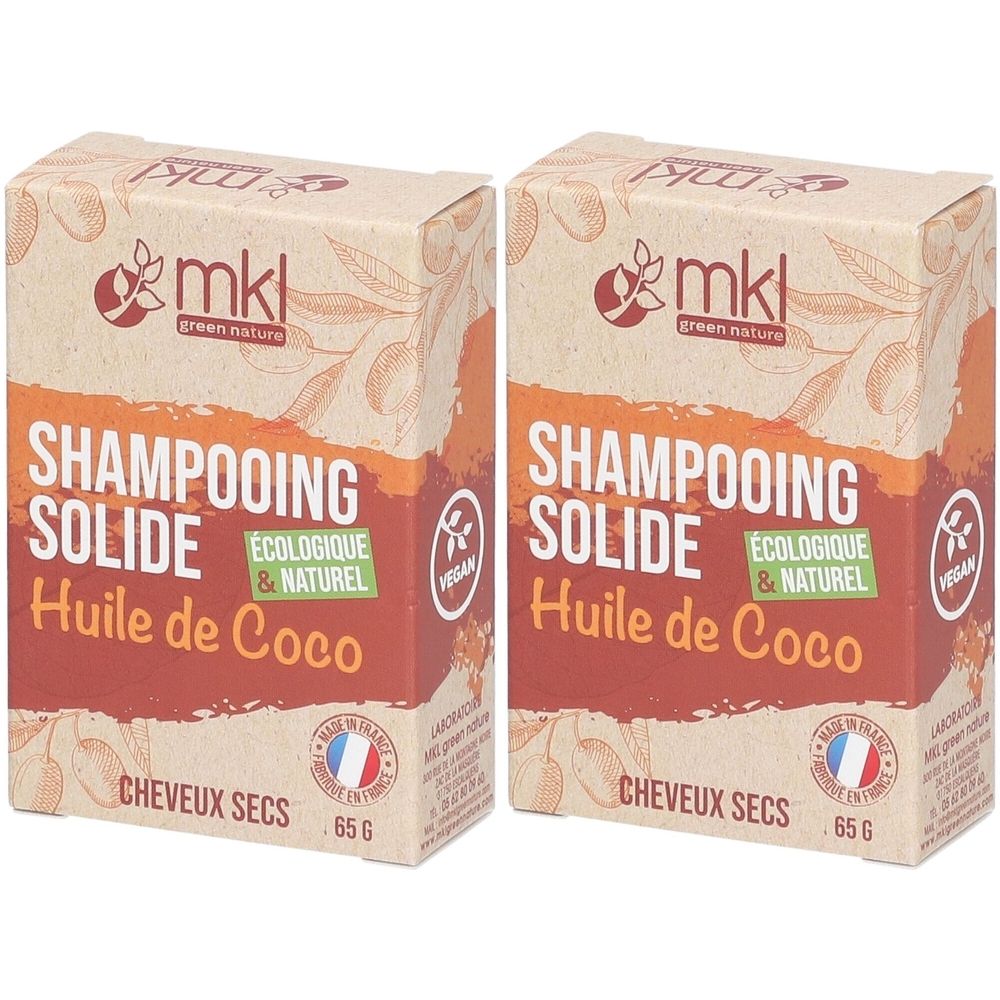 mkl SHAMPOOING SOLIDE 65 G - HUILE DE COCO