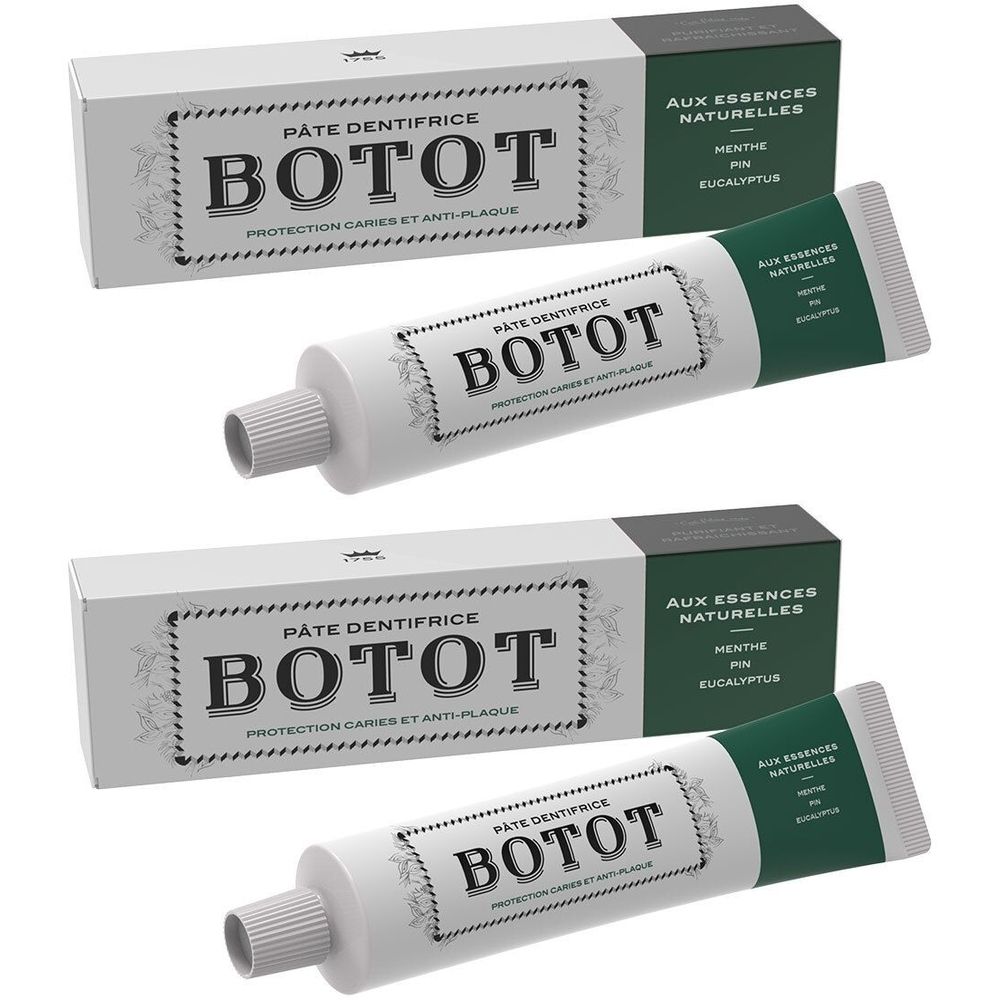 BOTOT Dentifrice Menthe - Pin - Eucalyptus