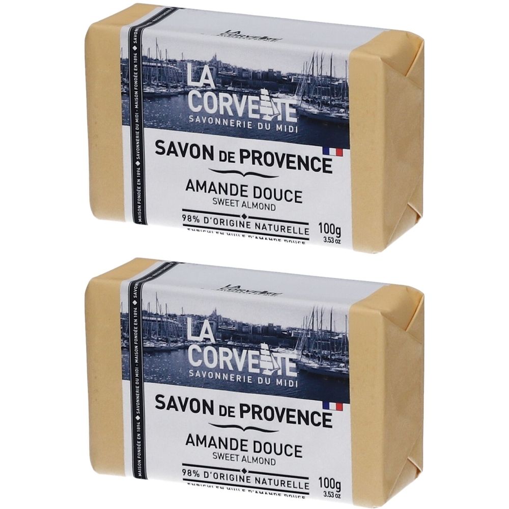LA CORVETTE Savon de Provence Amande douce