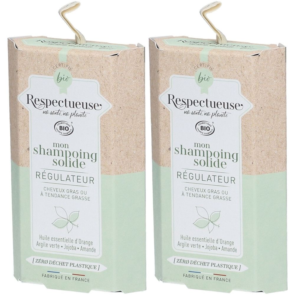 Respectueuse Mon Shampoing Solide RÉGULATEUR Bio