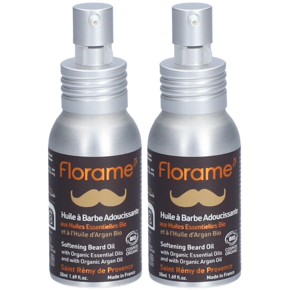 Florame Huile à barbe adoucissante homme BIO cèdre & argan