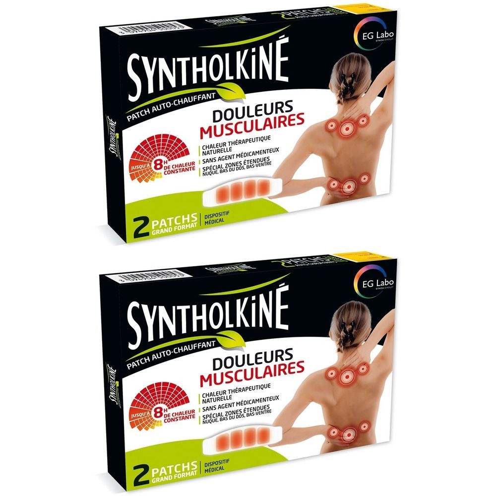 SyntholKiné Patch Auto-Chauffant Grand Format B/2