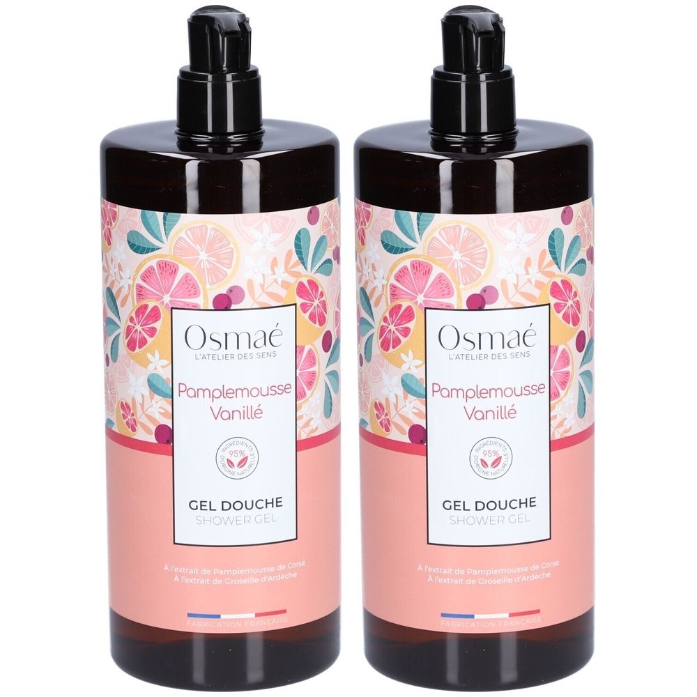 Osmaé Gel Douche Pamplemousse Vanillé