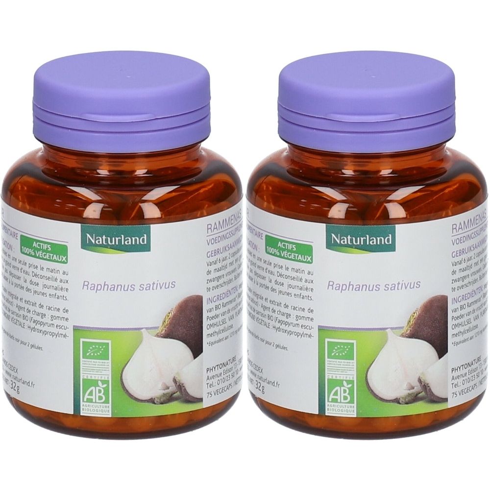 Naturland Radis noir Bio - Végécaps