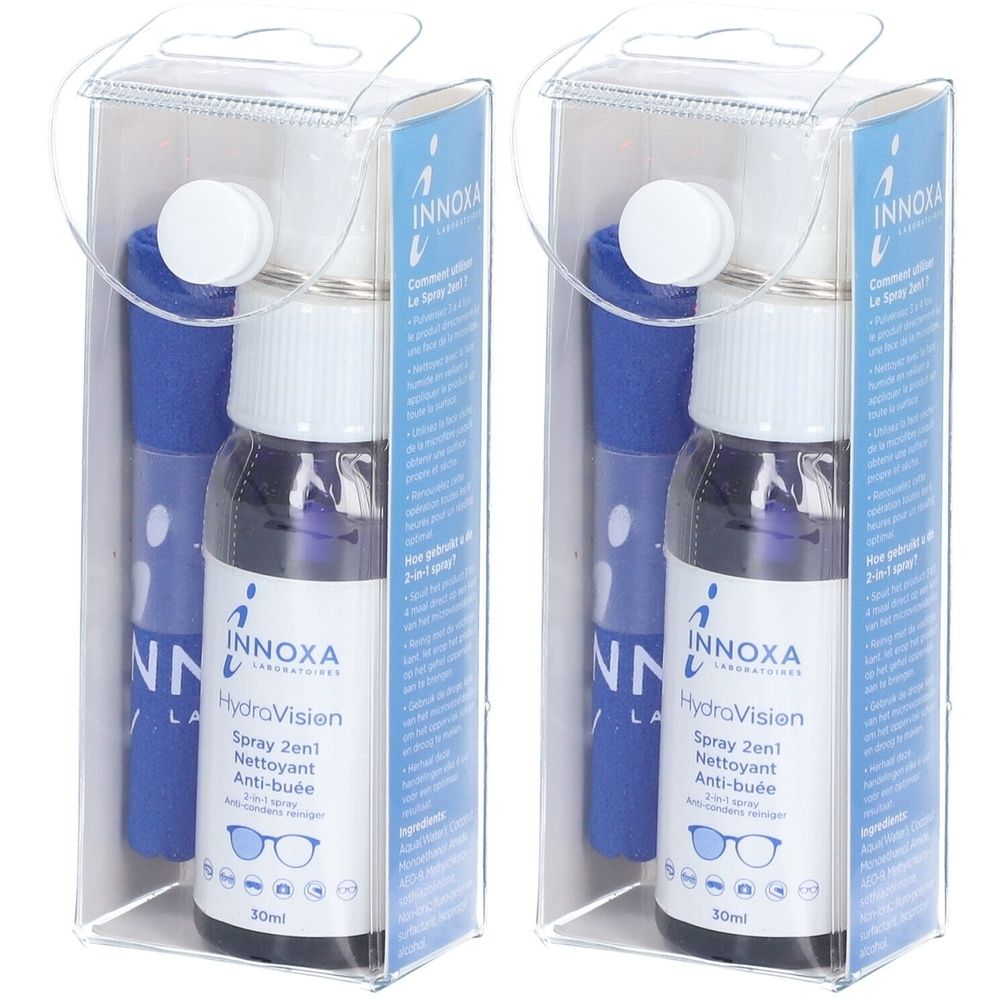 INNOXA HydraVision Spray 2 en 1 Nettoyant Anti-buée