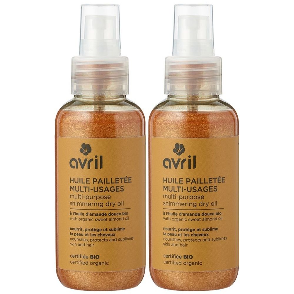 AVRIL Huile Pailletée Multi-usages