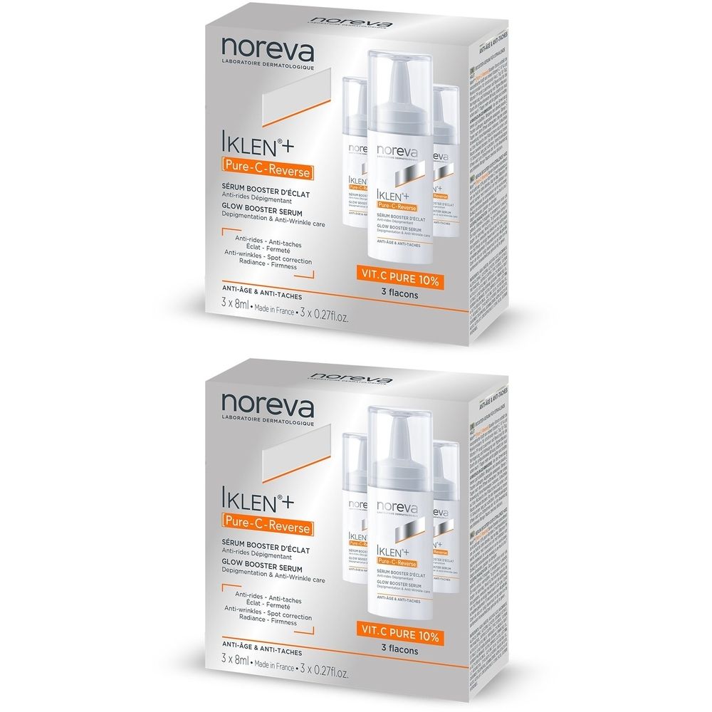 Noreva Iklen+ Pure C Reverse Sérum Booster d'Eclat Anti-Age et Anti-Tâches
