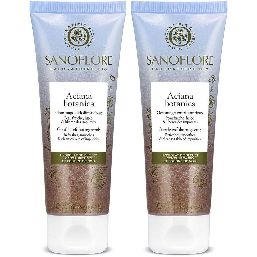 SANOFLORE Aciana botanica Gommage visage nettoyant certifié bio 75ml