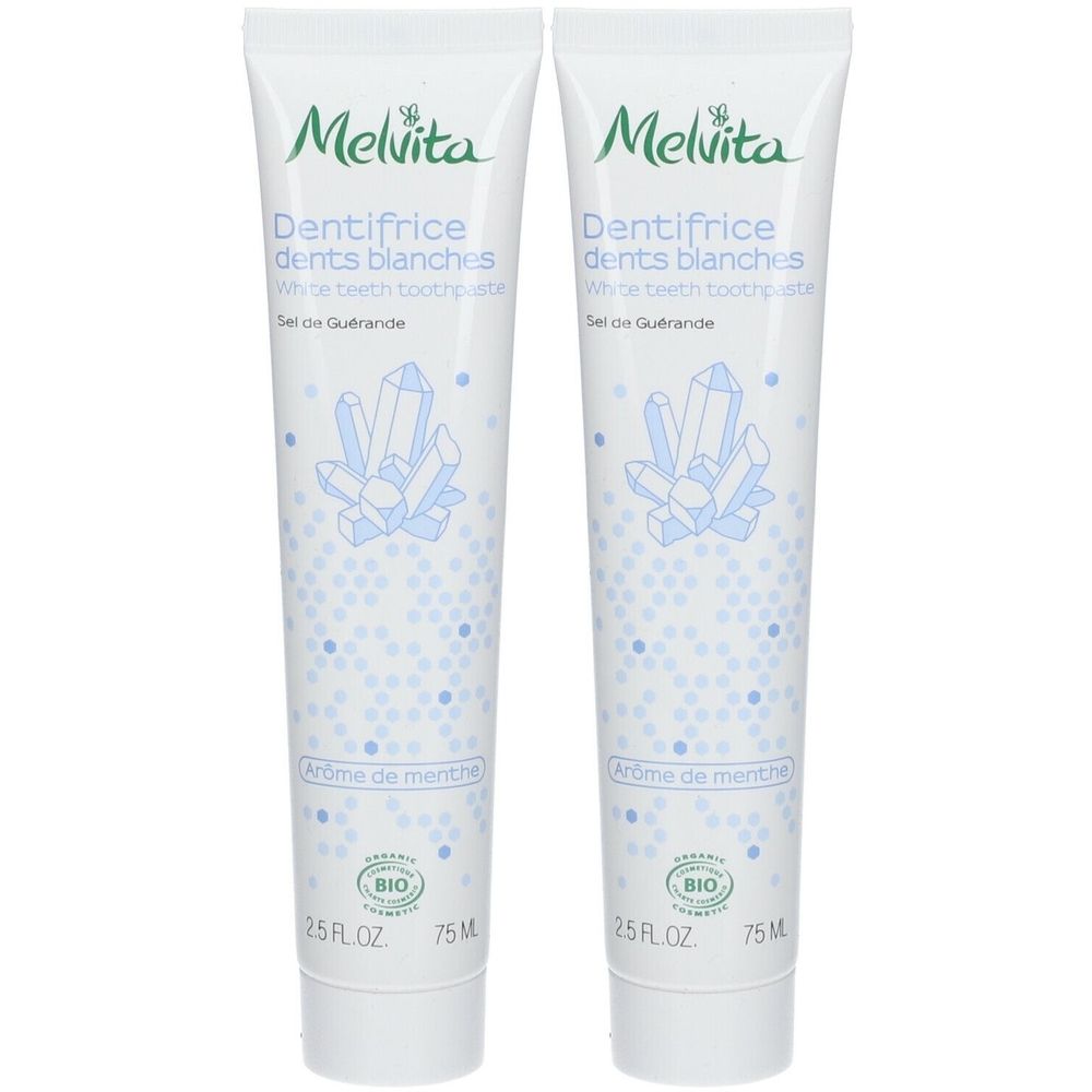 Melvita Dentifrice Dents blanches