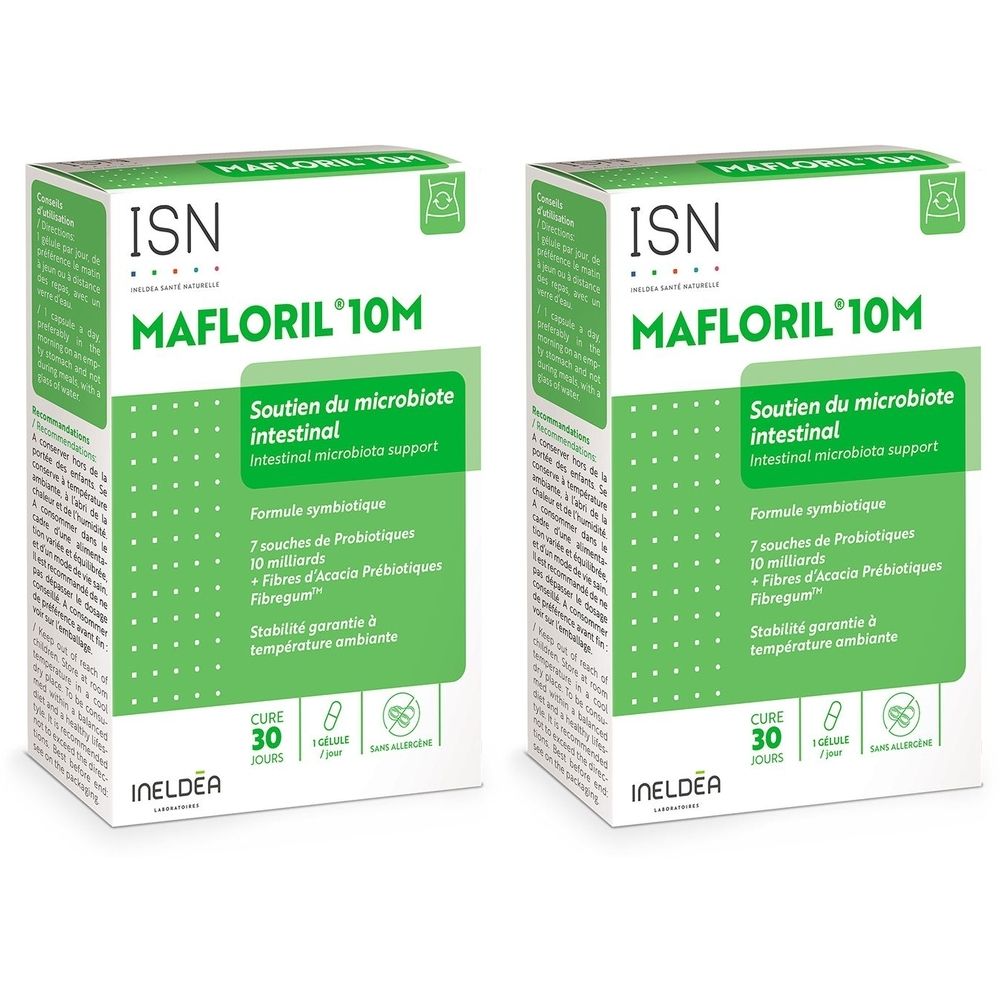 ISN Mafloril 10M microbiote intestinal
