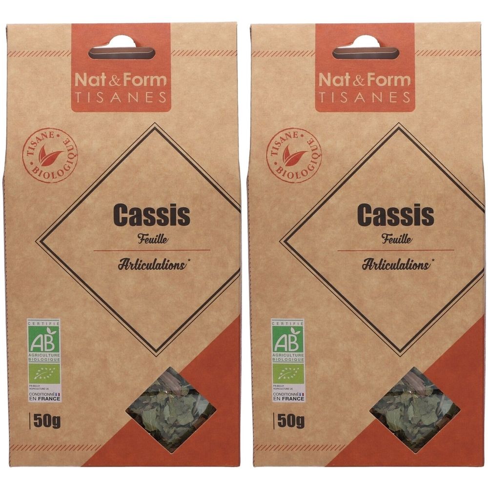 Nat&Form Tisane Cassis bio