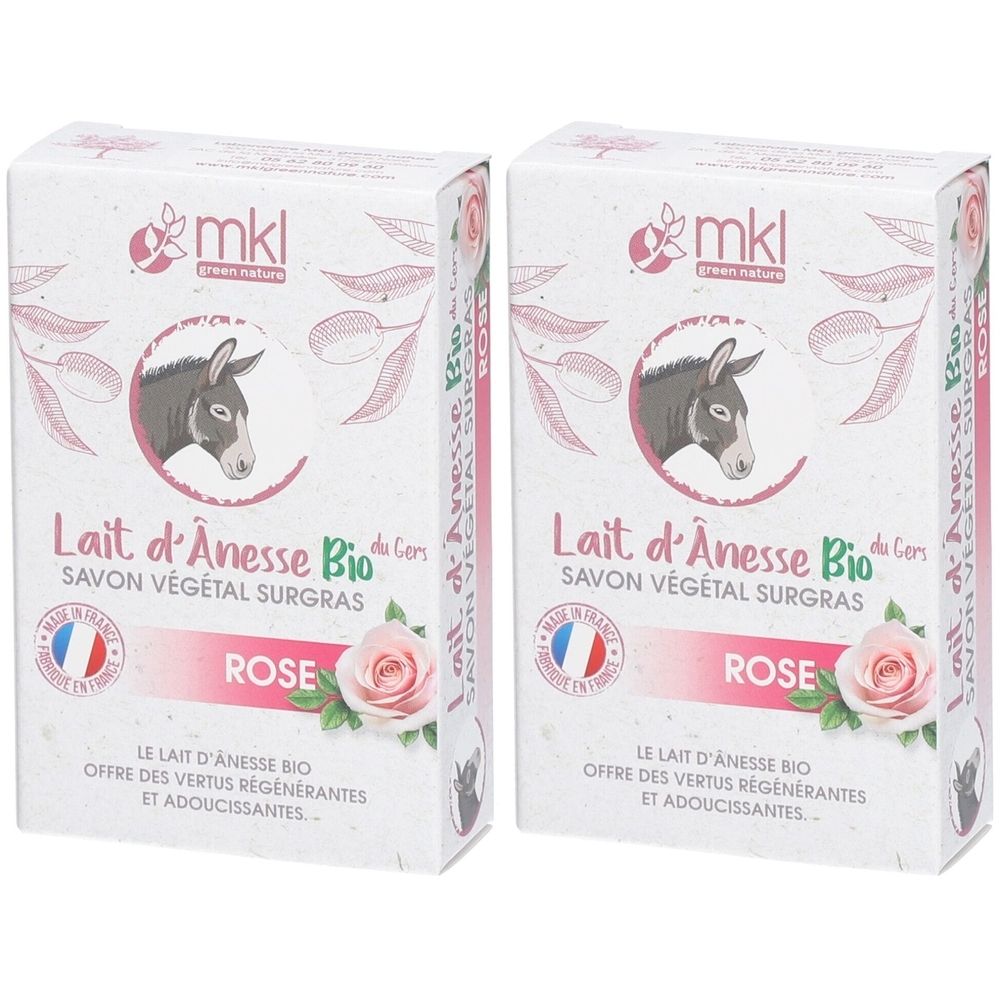 mkl SAVON AU LAIT D'ÂNESSE BIO - ROSE