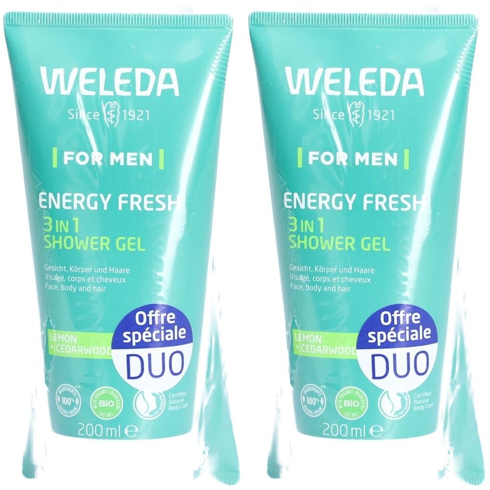 WELEDA Gel Douche 3en1 Energy Fresh