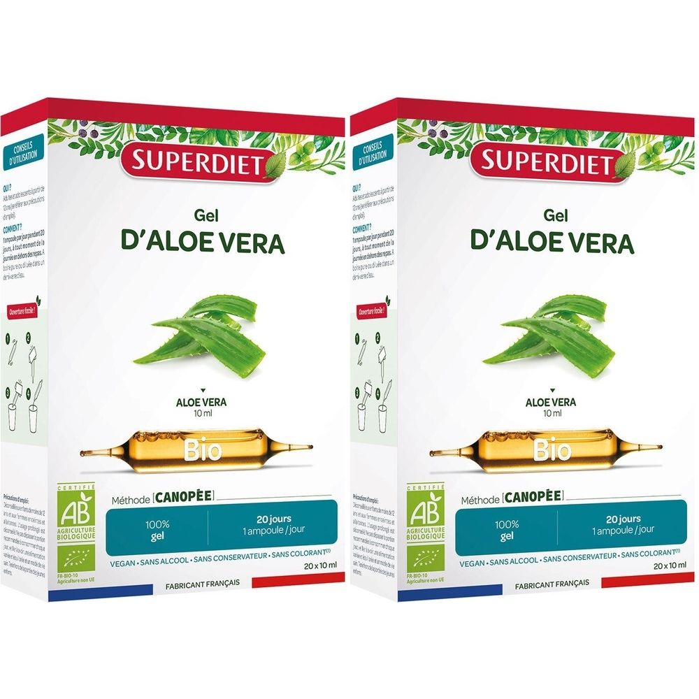 Superdiet Gel d’Aloe Vera Bio