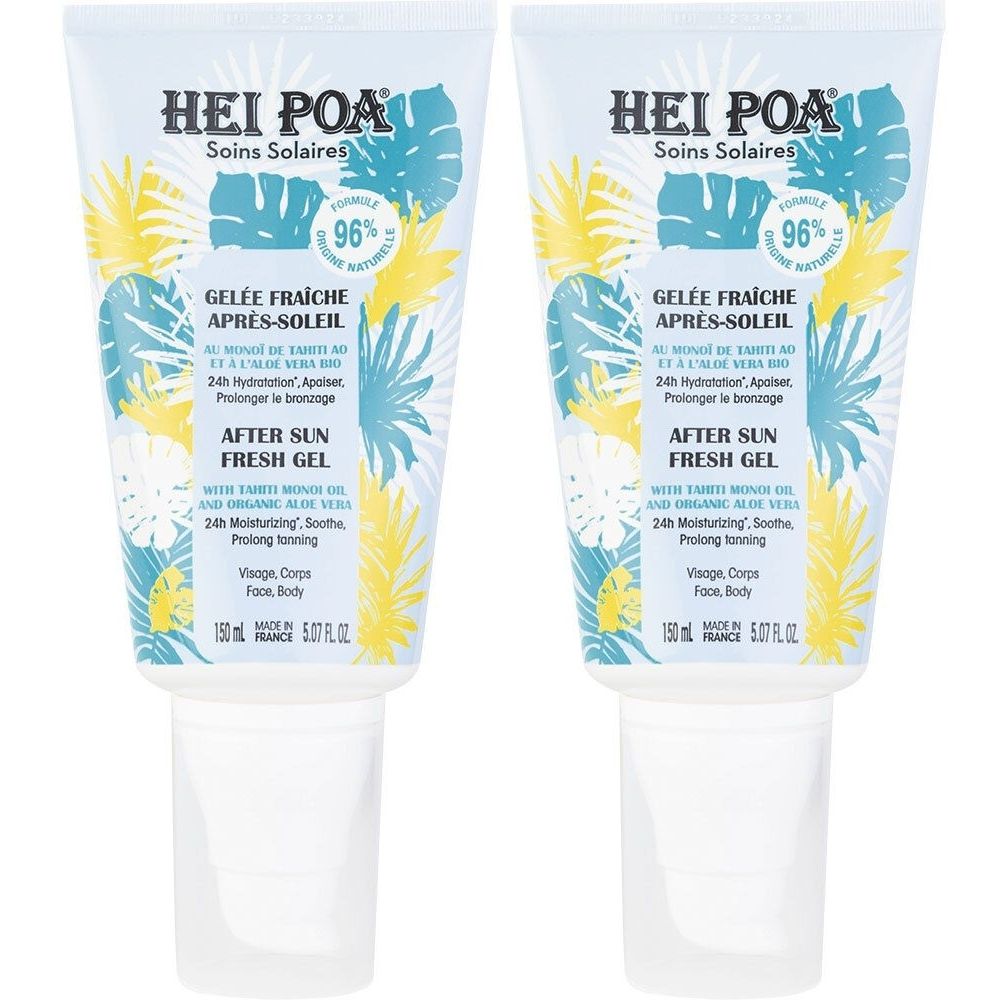HEI POA® Gelée Fraîche Après-soleil Au Monoï de Tahiti AO et à l'Aloé vera BIO