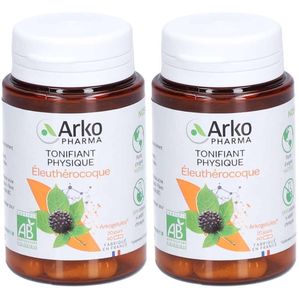 Arkopharma Arkogélules® BIO TONIFIANT PHYSIQUE Éleuthérocoque