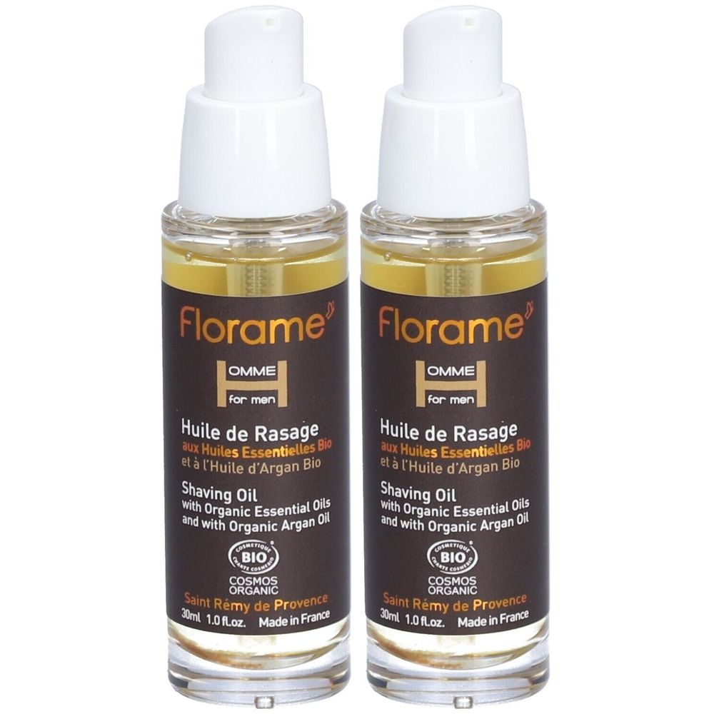 Florame Huile de rasage homme BIO cèdre & argan