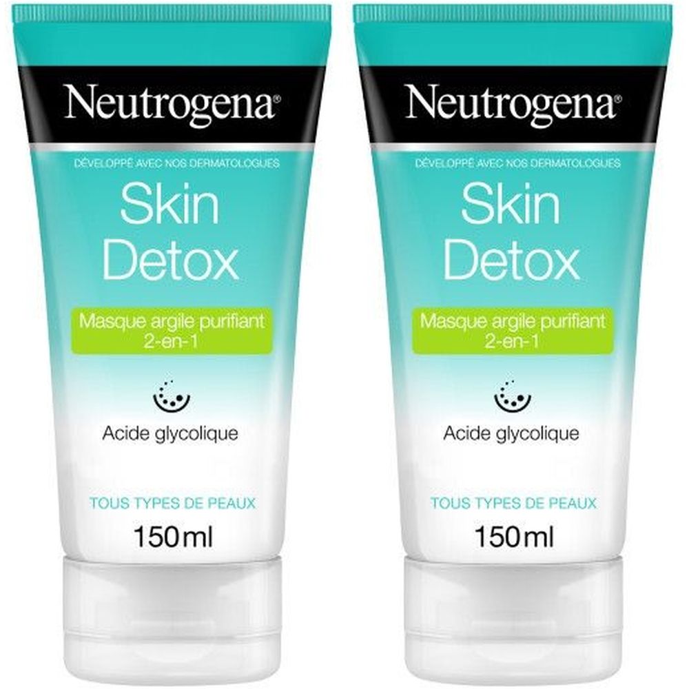 Neutrogena® Skin Detox : Masque Argile Purifiant 2-en-1