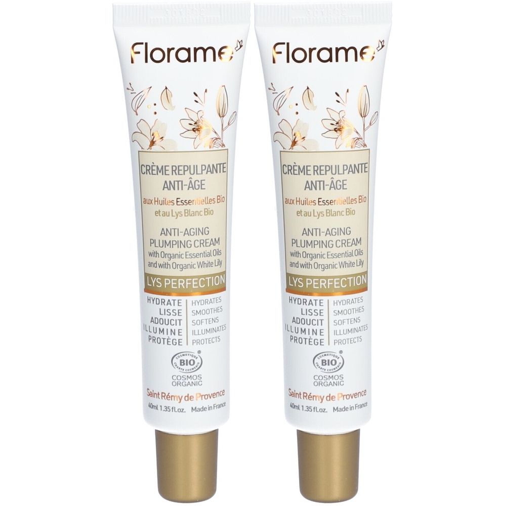 Florame Crème repulpante anti-âge BIO lys blanc