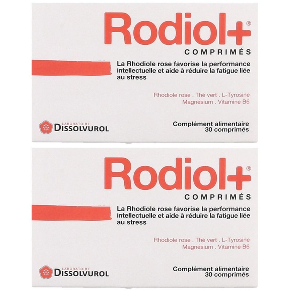 RODIOL+ Rhodiole rose vitalité mentale