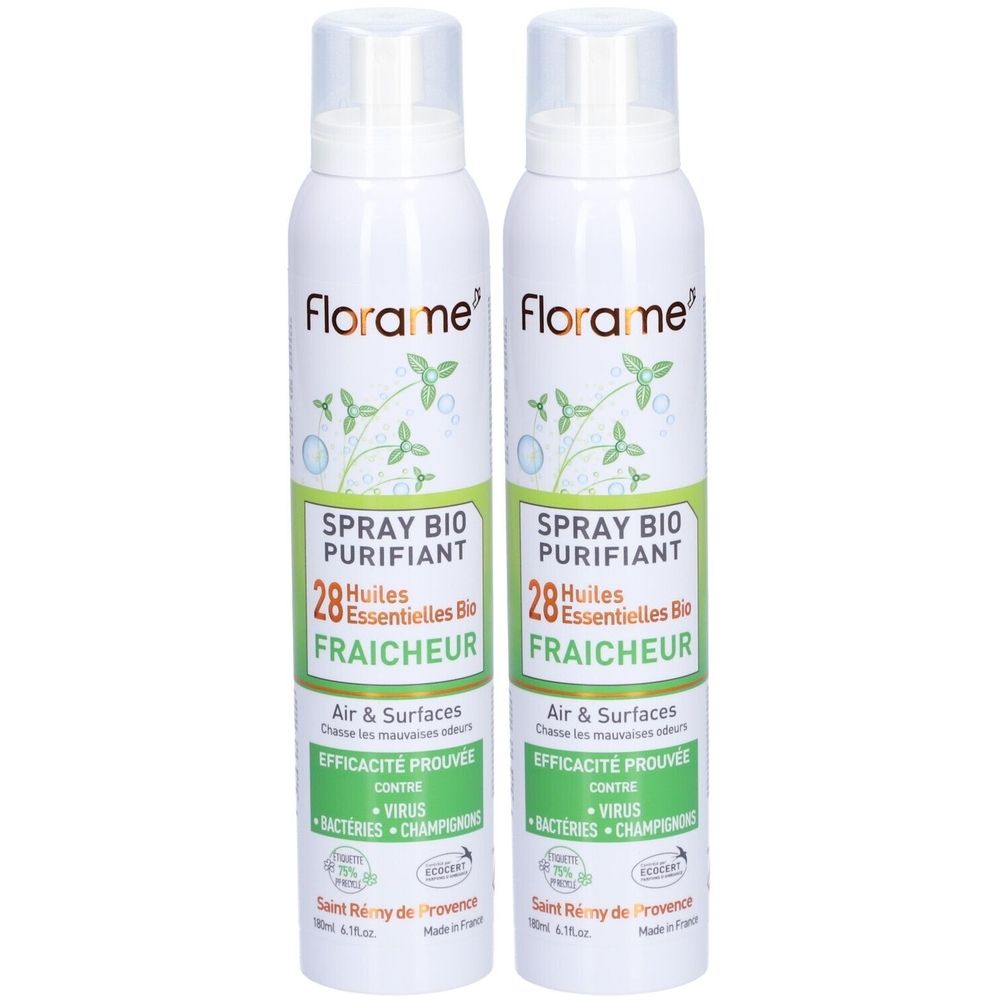 Florame Spray purifiant fraîcheur BIO 28 huiles essentielles