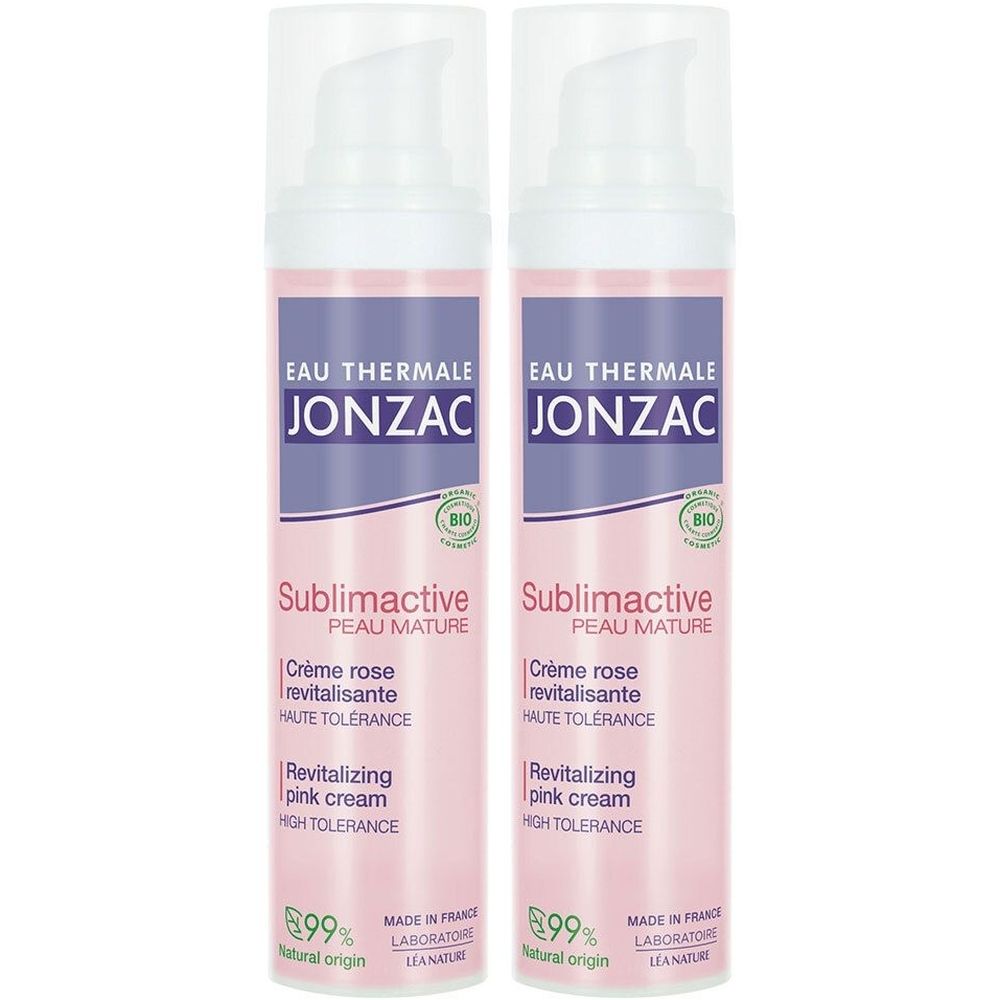 Jonzac Crème Rose Revitalisante Bio Éclat Peaux Matures et Ternes